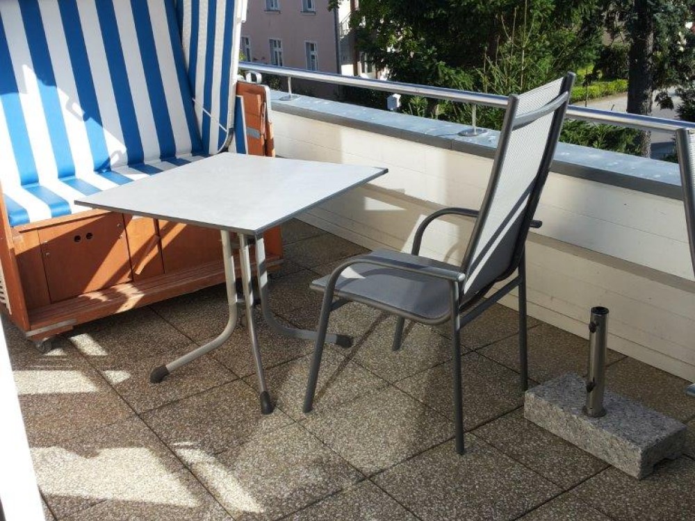 Dachterrasse mit Strandkorb