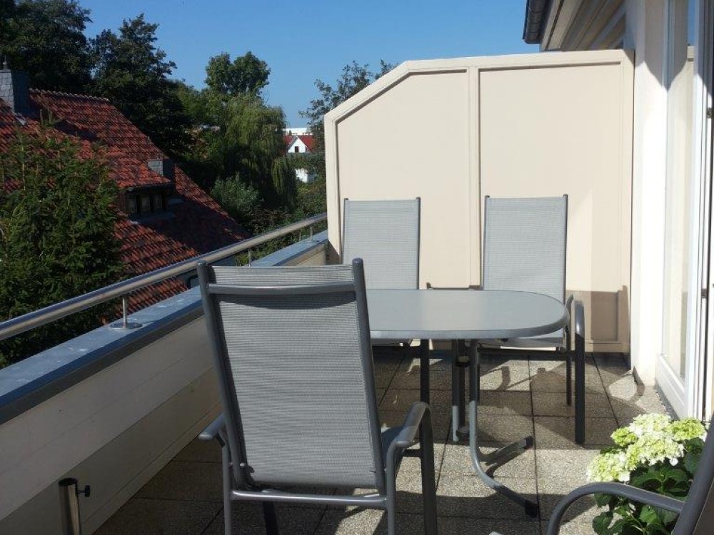 Dachterrasse mit Strandkorb