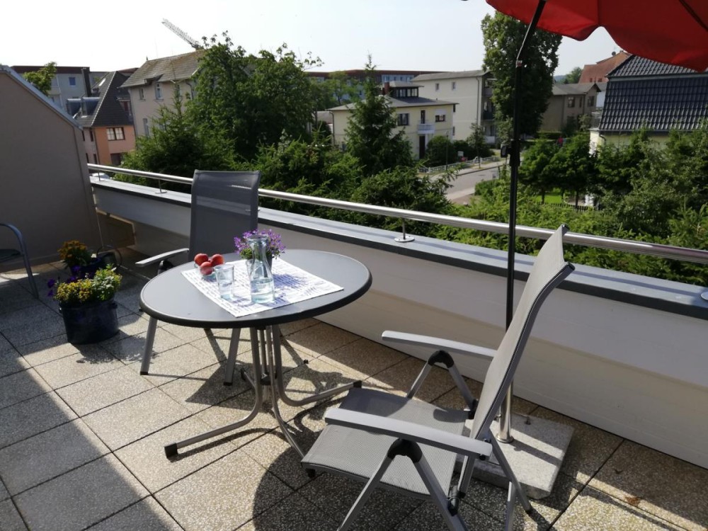 möblierte Dachterrasse