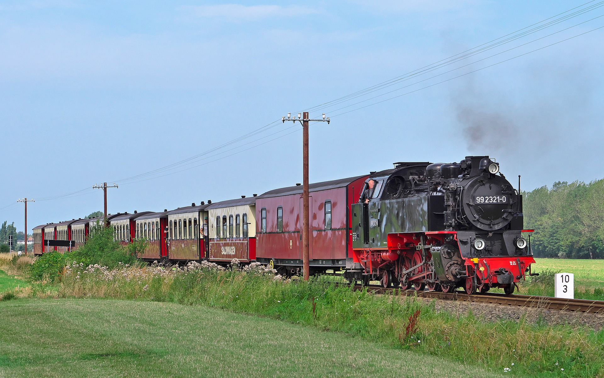 Alte Dampflokomotive in Kühlungsborn