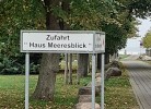 Hinweisschild zur Tiefgarage