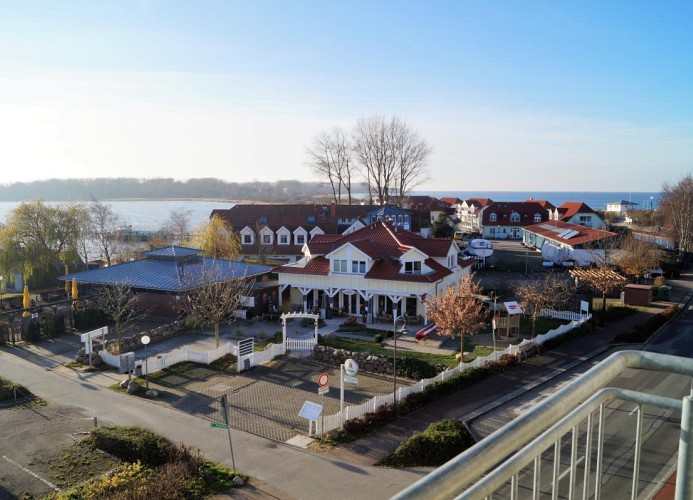 Blick vom Balkon