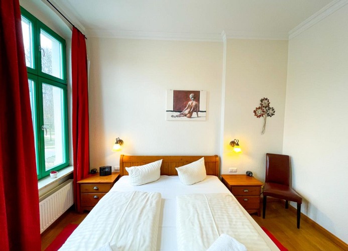 Schlafzimmer I mit Doppelbett