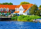 Blick vom Wasser Richtung Ferienwohnung