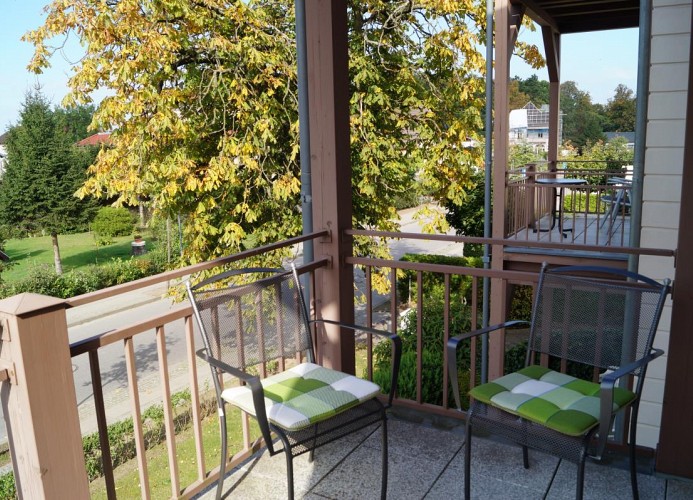 Aussicht vom Balkon