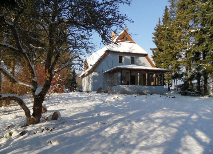 Haus Falkenblick Ansicht vom Grundstückstor