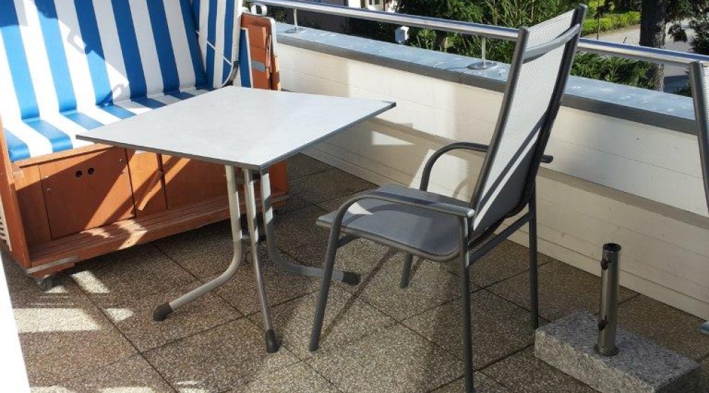 Dachterrasse mit Strandkorb