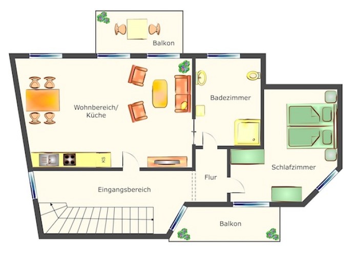 Villa Bellevue - Wohnung 6