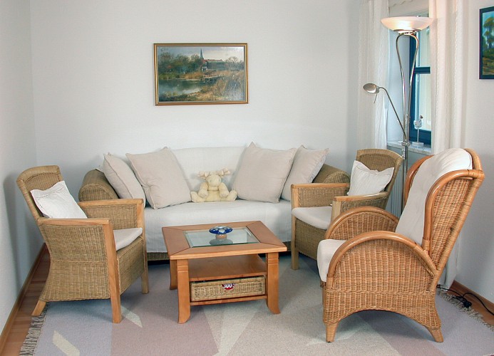 Rattanmöbelensemble
