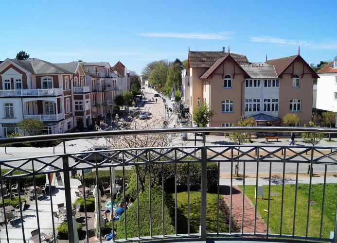 Blick vom Balkon