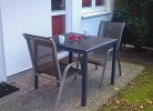 Terrasse der Ferienwohnung Küstentraum