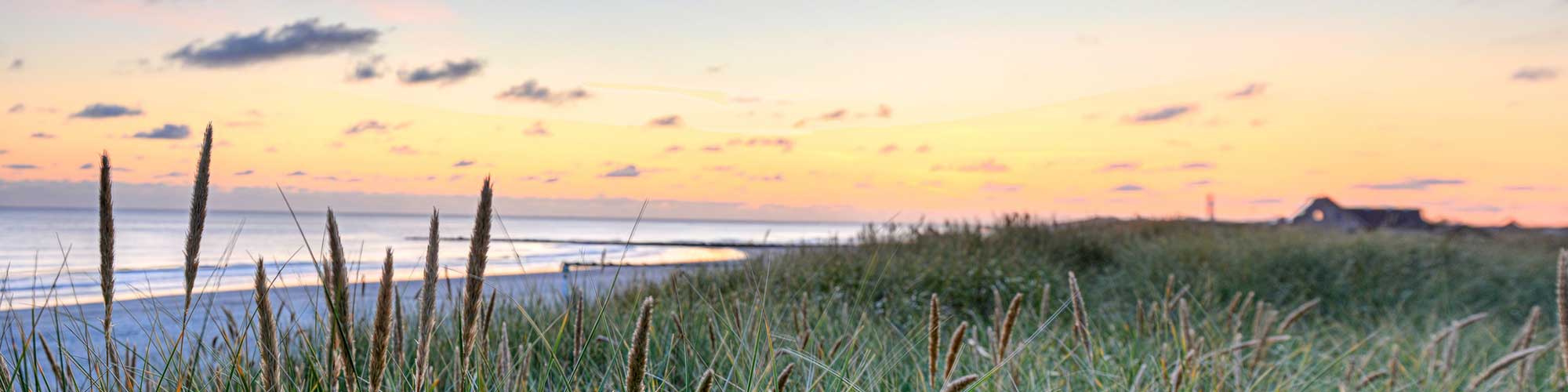 Sonnenuntergang an der Küste der Ostsee